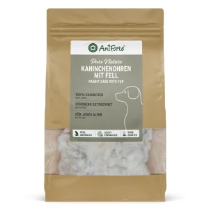 AniForte® posušena zajčja ušesa s kožuhom, 100g